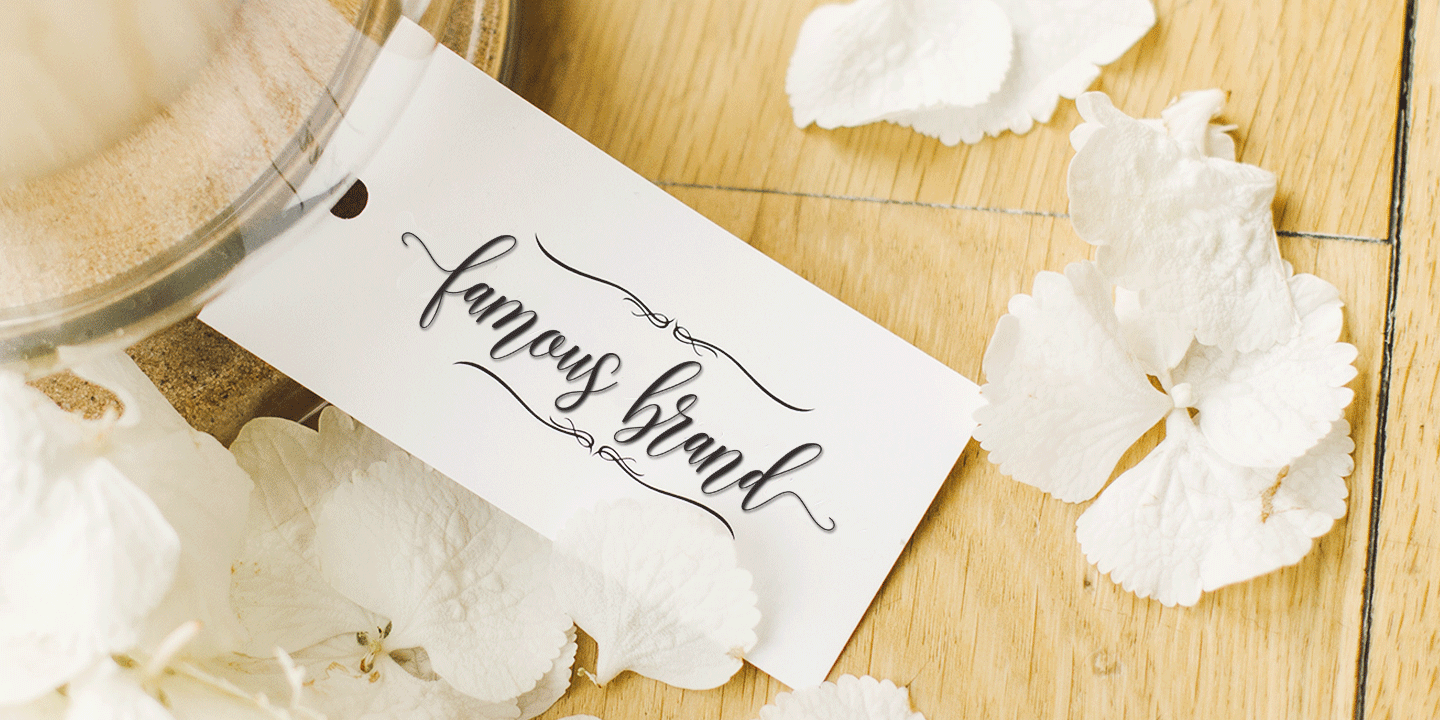 Example font Briancha #5